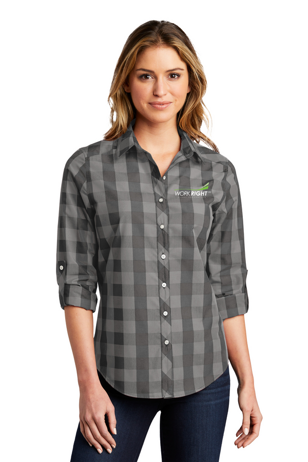 Port Authority® Ladies Everyday Plaid Shirt