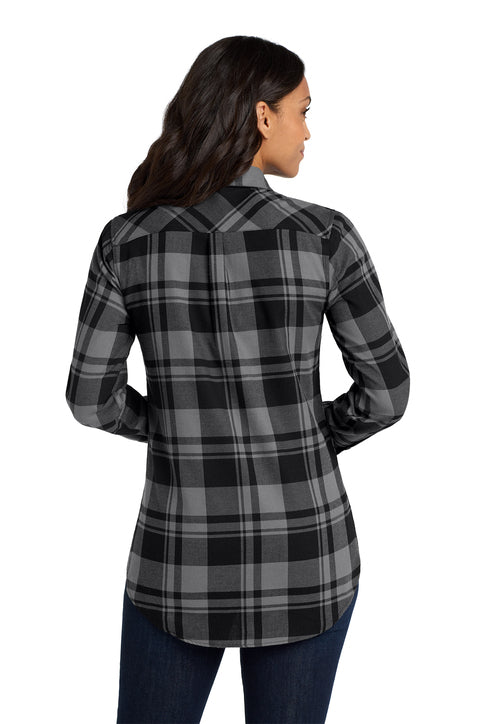 Port Authority Women's Plaid Flannel Tunic