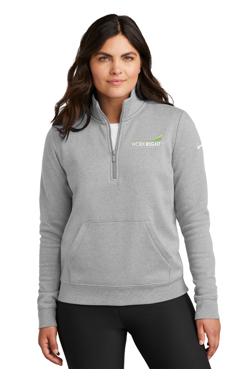 Nike Ladies Club Fleece Half Zip