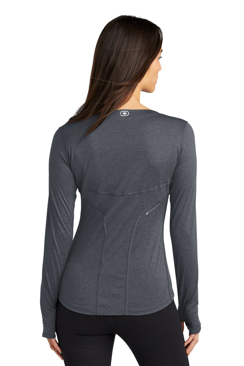 OGIO® ENDURANCE Ladies Long Sleeve Pulse Crew