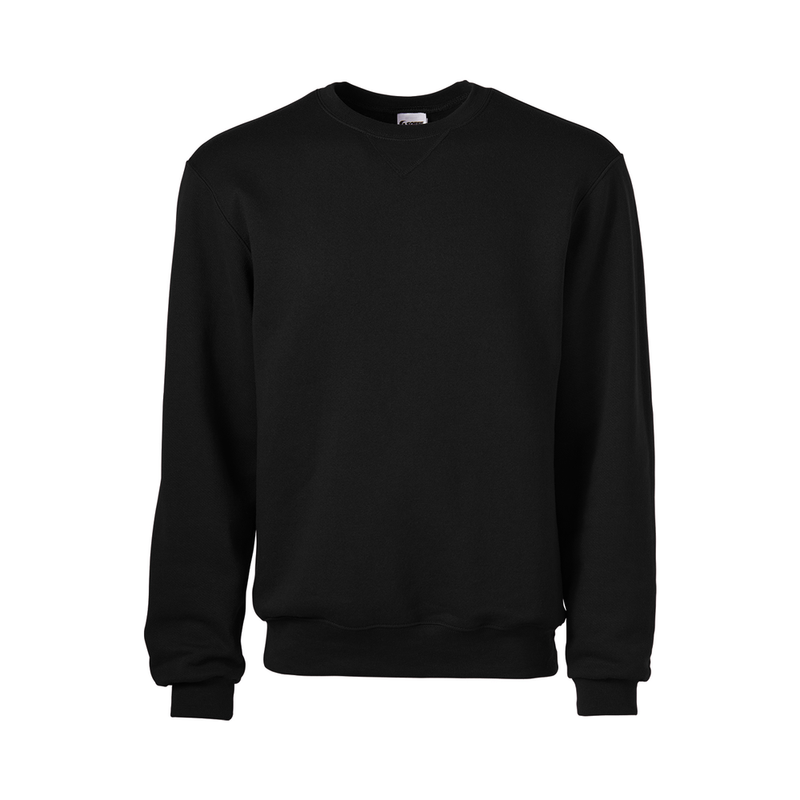 Soffe Adult Classic Crew Sweatshirt - Left chest LJ Logo