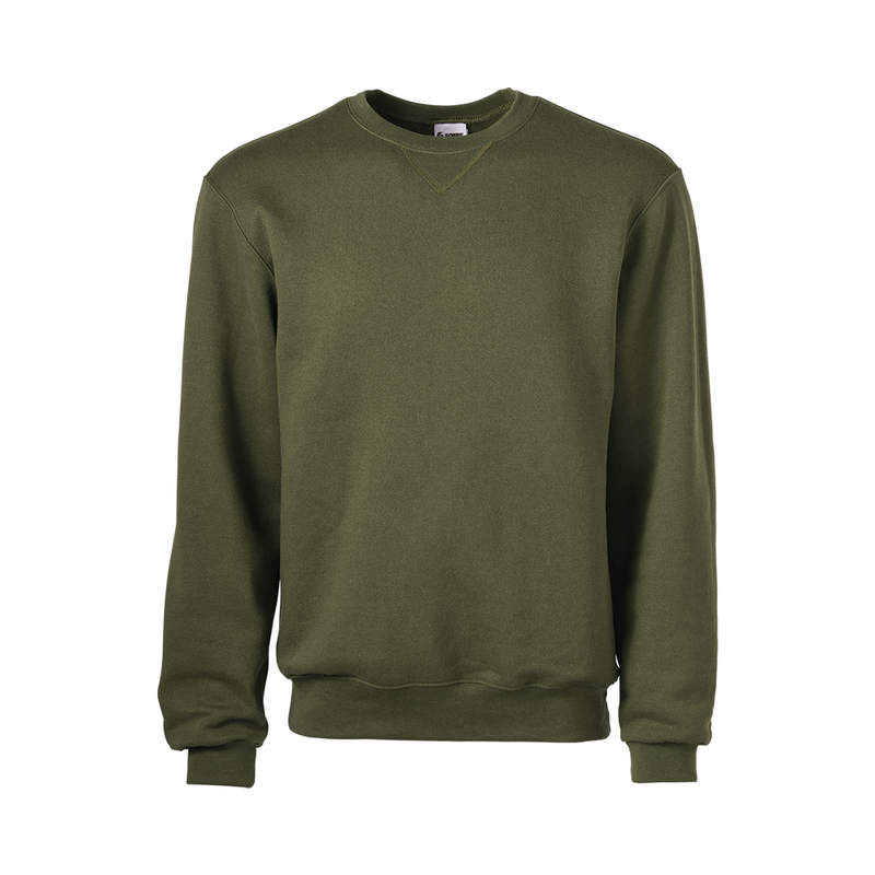 Soffe Adult Classic Crew Sweatshirt - Left chest LJ Logo