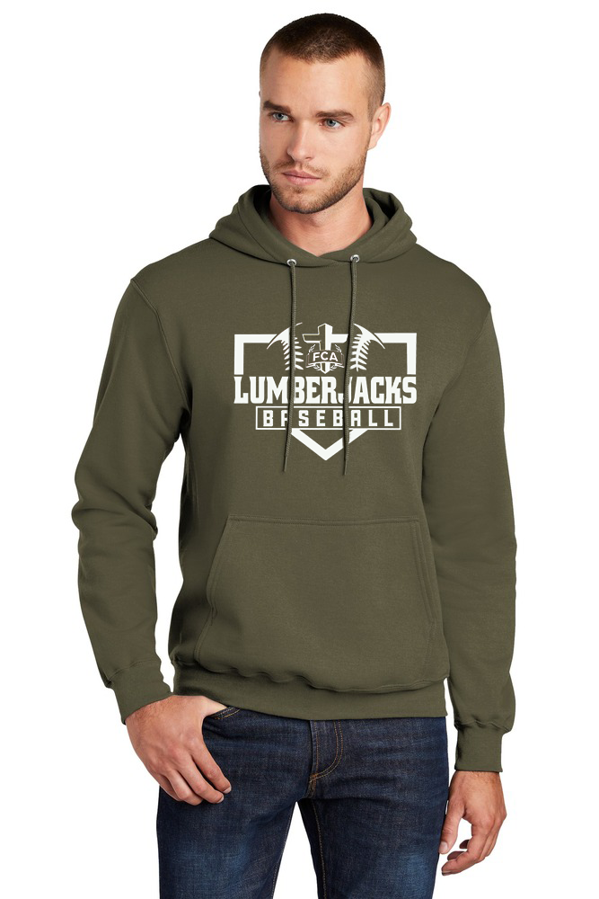 Port & Company Pullover Hooded Sweatshirt - Full Front Logo