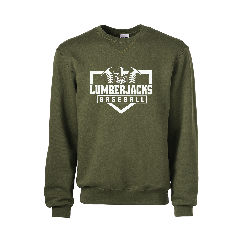 Soffe Adult Classic Crew Sweatshirt - Full Front Logo
