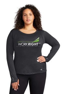 OGIO® ENDURANCE Ladies Long Sleeve Pulse Crew