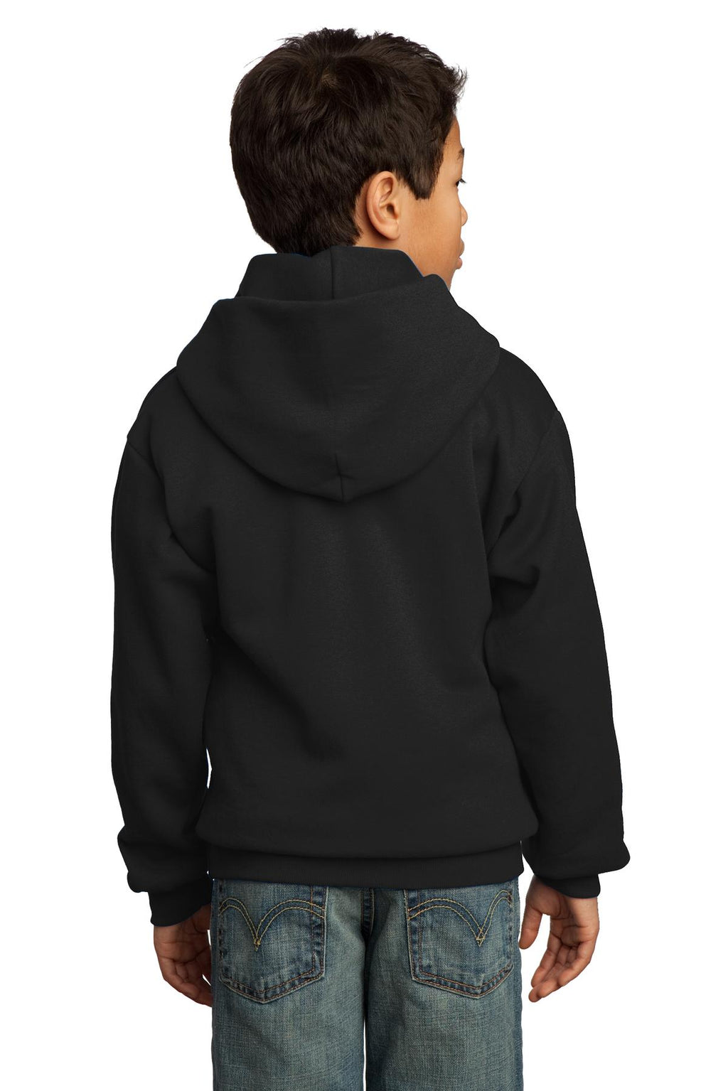 Port & Company Youth Hooded Sweatshirt - Full Front Logo