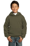 Port & Company Youth Hooded Sweatshirt - Left Chest LJ Logo