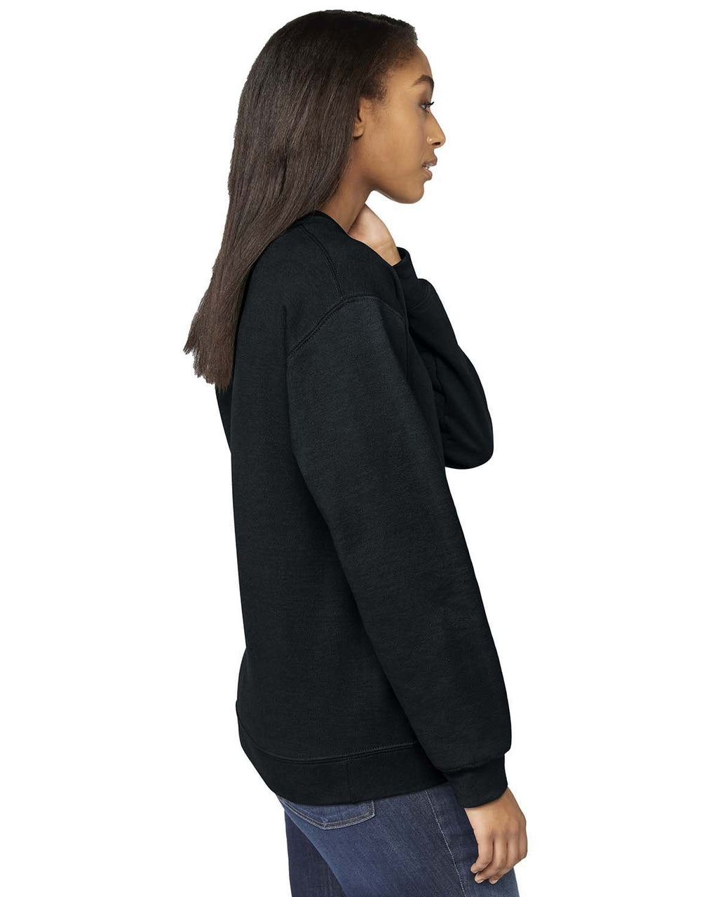 Gildan Adult Softstyle Crew Sweatshirt - Left Chest LJ Logo
