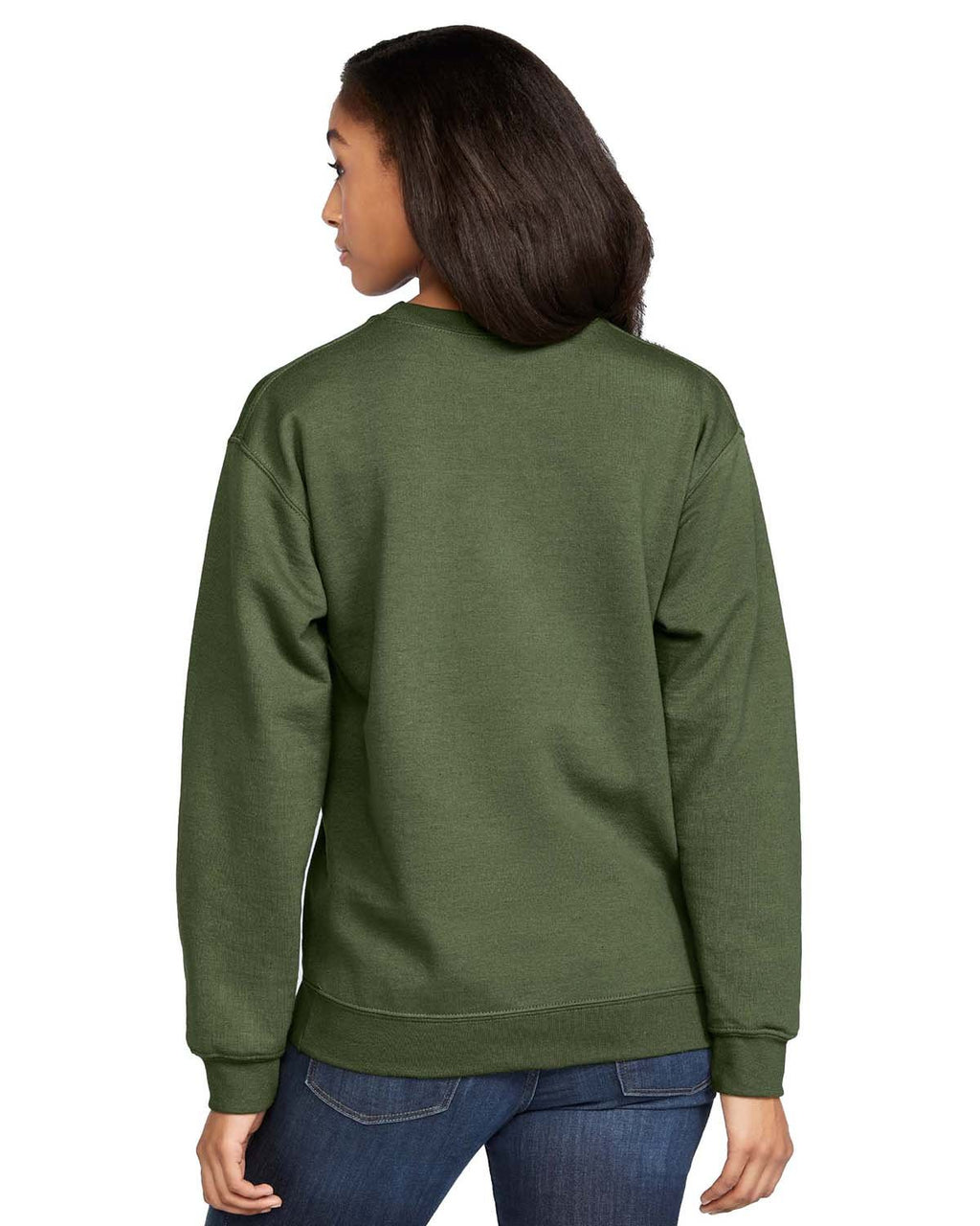 Gildan Adult Softstyle Crew Sweatshirt - Full Front Logo