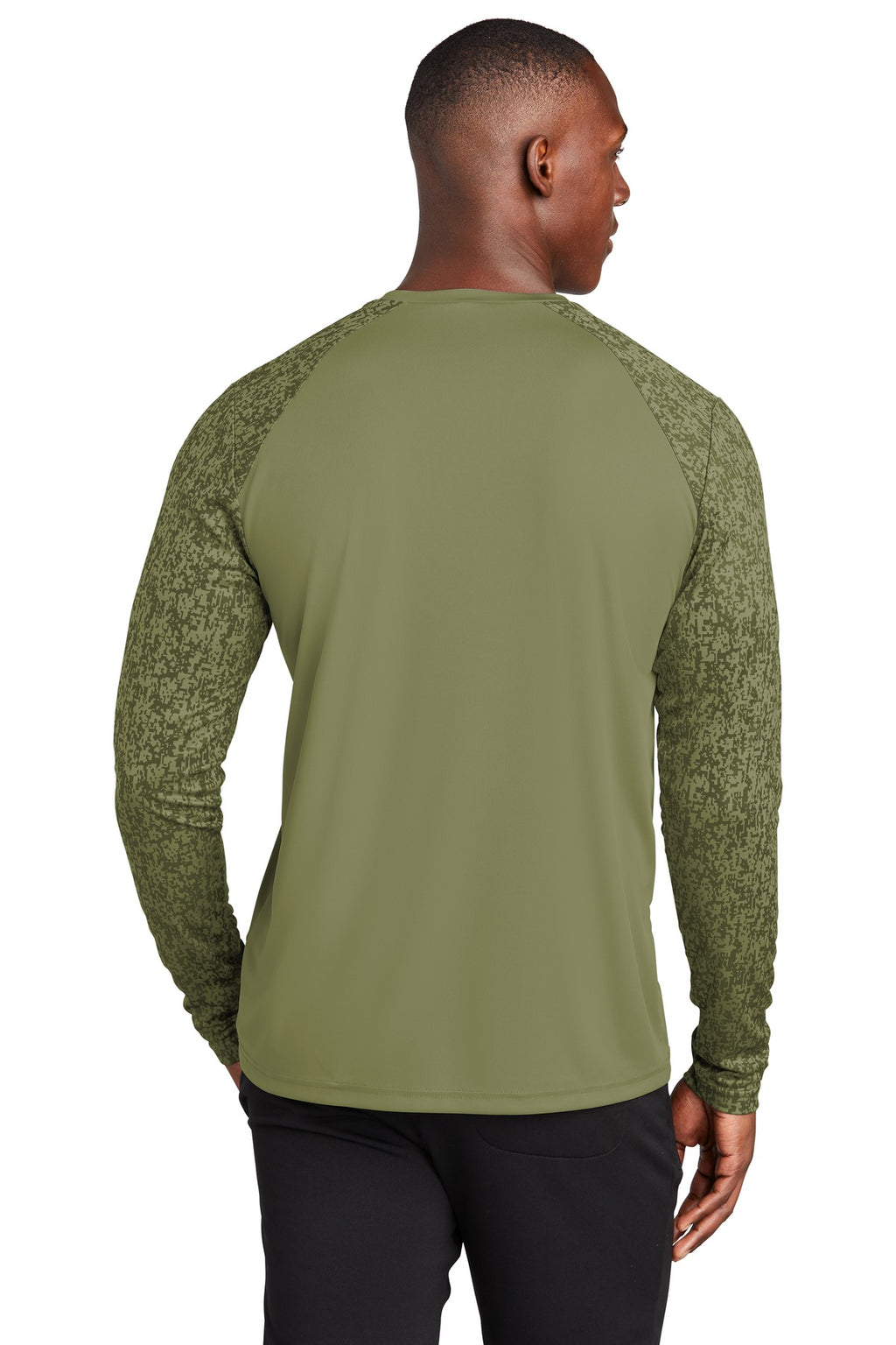 Sport-Tek Long Sleeve Camo Tee - Left Chest LJ Logo