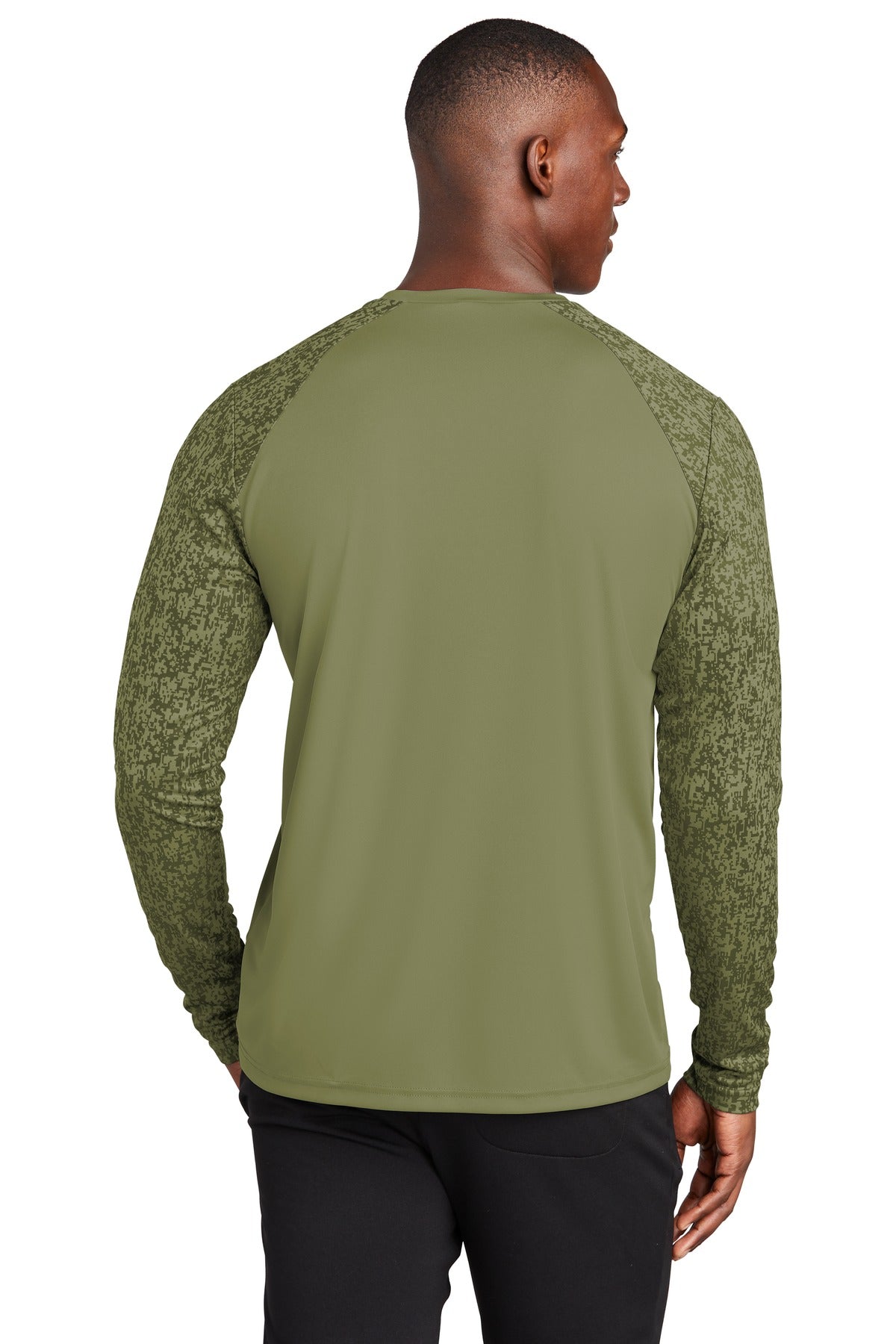 Sport-Tek Long Sleeve Camo Tee - Left Chest LJ Logo
